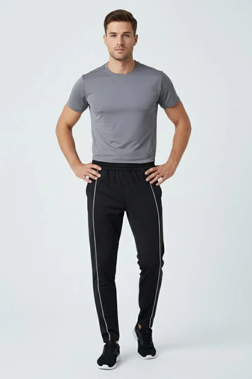 Men’s Quick-Dry Striped Active Trousers